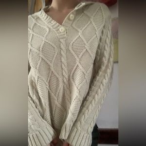 beige sweater